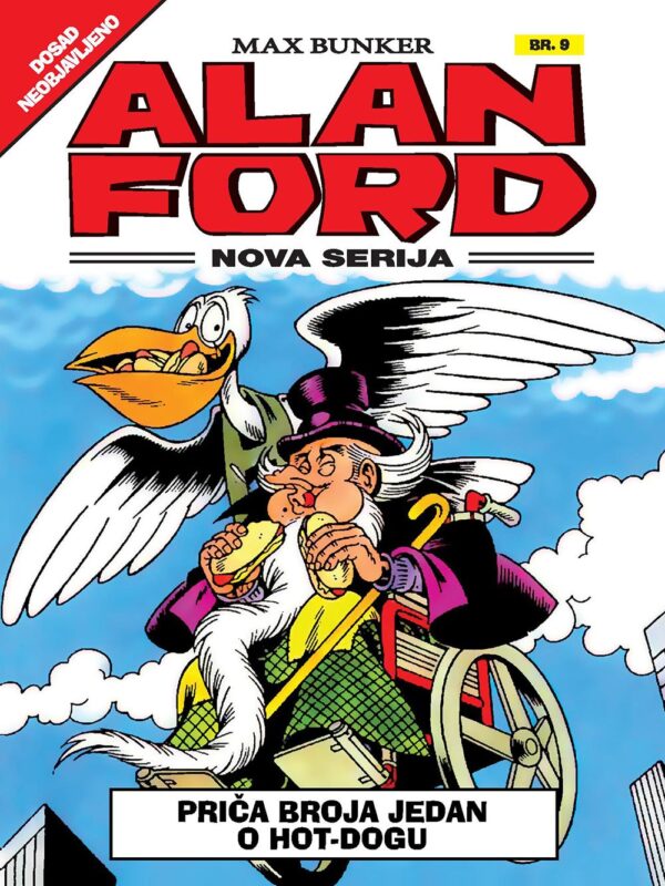 Alan Ford SVNS 9 <br> Priča Broja Jedan o hot-dogu