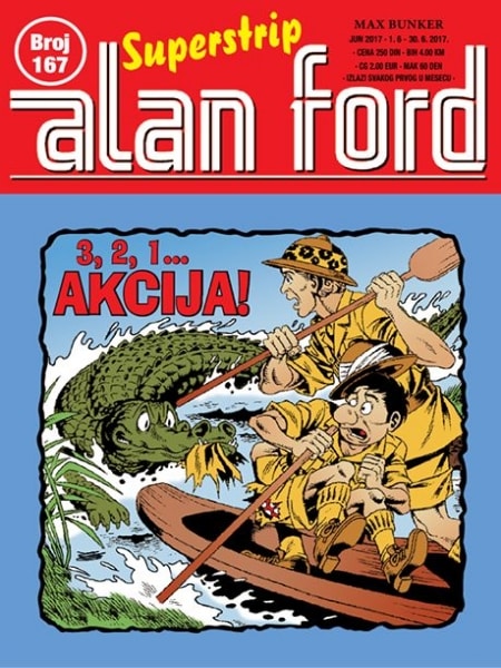 Alan Ford 167 <br> 3, 2, 1... Akcija!