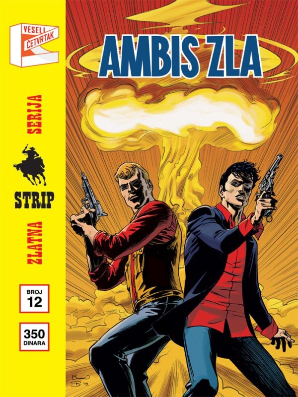 Zlatna Serija 12 (Korica B) <br> Marti Misterija i Dilan Dog <br>Ambis zla