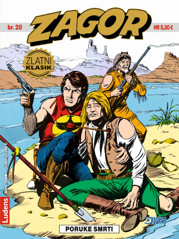 Zagor Zlatni klasik 28 <br> Poruke smrti (Korica C)