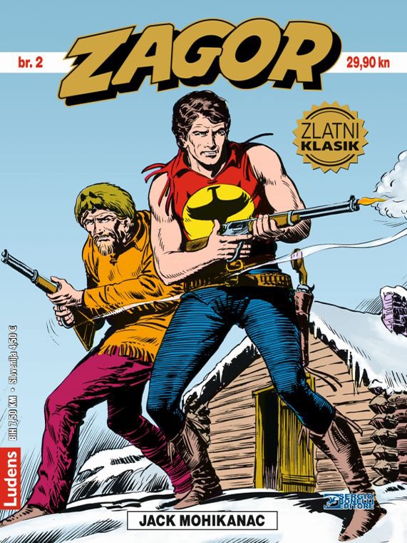 Zagor Zlatni klasik 2 <br>Jack Mohikanac (Korica A)
