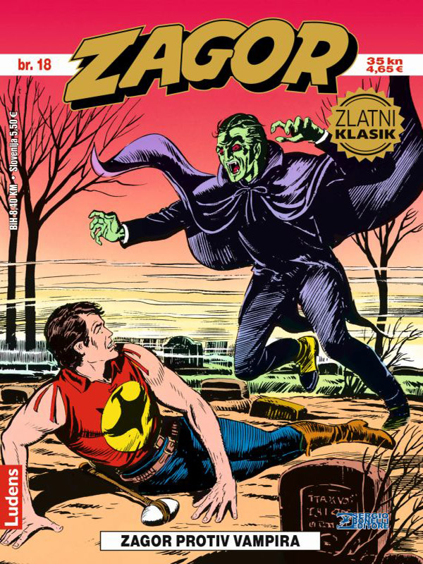 Zagor Zlatni klasik 18 <br>Zagor protiv vampira (Korica B)